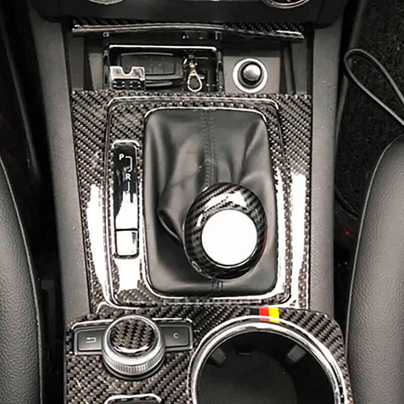 Отделка Рамы Переключения Передач Консоли Из Углеродного Волокна Для Mercedes Benz GLK X204 2008-2015 . ' - ' . 4