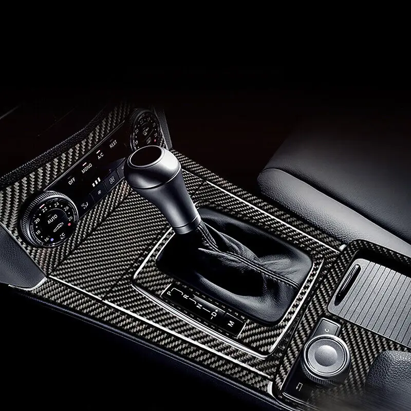 Отделка Рамы Переключения Передач Консоли Из Углеродного Волокна Для Mercedes Benz GLK X204 2008-2015 . ' - ' . 5