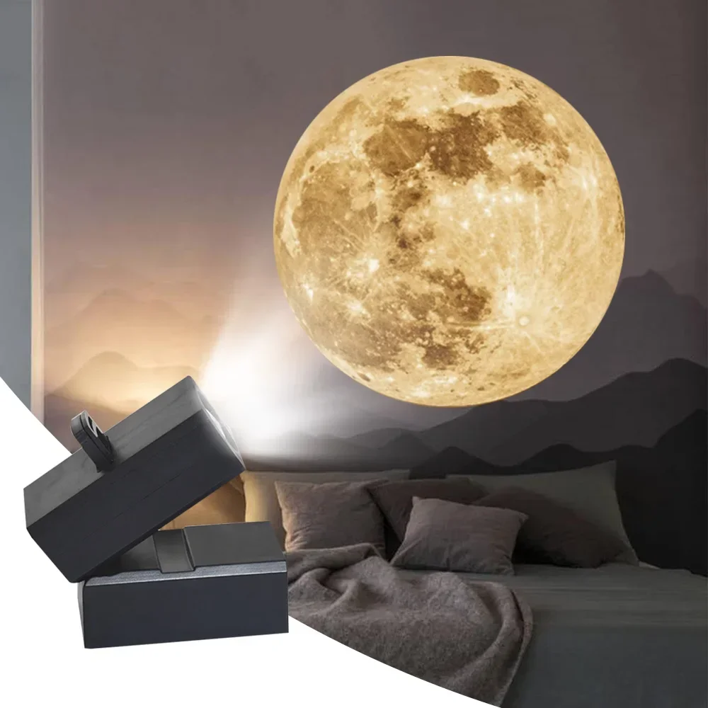 Проекционная лампа Moon Earth на Хэллоуин, Призрачная Тыква, Проектор, Перезаряжаемый светодиодный Ночник, Фоновая лампа для фотосъемки, Атмосферная Лампа . ' - ' . 3