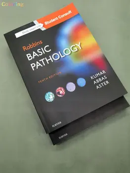 Полноцветные принты на страницах, 10-я глава по базовой патологии Роббинса, учебники по медицинскому образованию для студентов,
