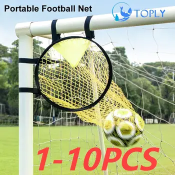 Портативная футбольная сетка, складная футбольная мишень для тренировки точности стрельбы, тренировка для квотербеков, футбольная практика